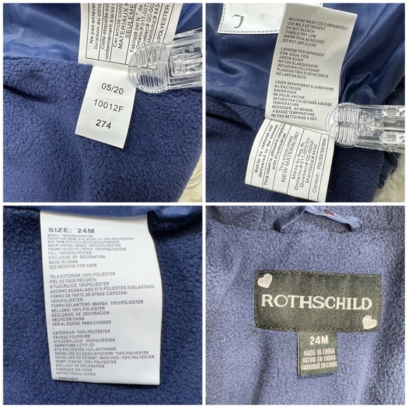 Rothschild Peplum Jacket With Mittens NWT - Picture 10 of 10